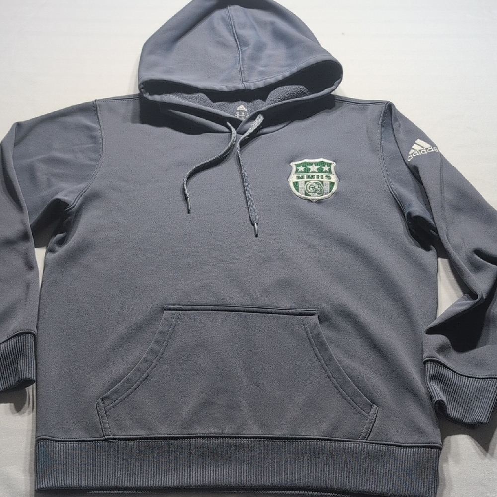 Adidas Gray Sweatshirt Hoodie Casual Comfort